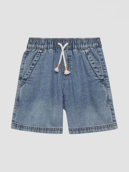 Obrázek produktu Bermudy / volný střih Loose Fit / Vysoký pas / Široké nohavice s.Oliver modrá