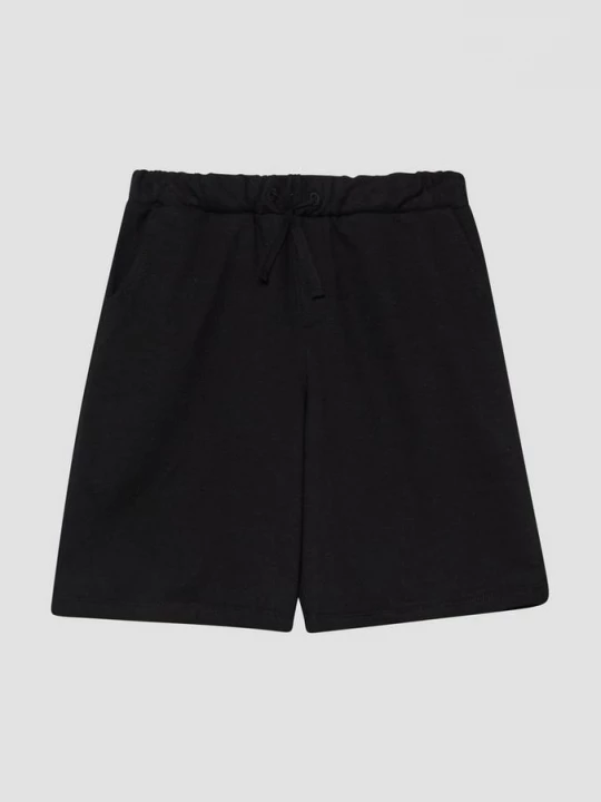 Obrázek produktu Bermudy z teplákoviny s volnějším střihem Relaxed Fit / Středně vysoký pas / Široké nohavice s.Oliver černá