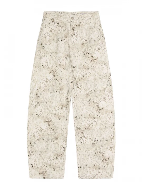 Obrázek produktu Bershka Džíny krémová / barvy bláta / barva bílé vlny