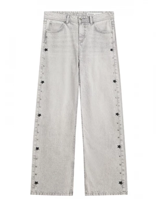 Obrázek produktu Bershka Džíny světle šedá