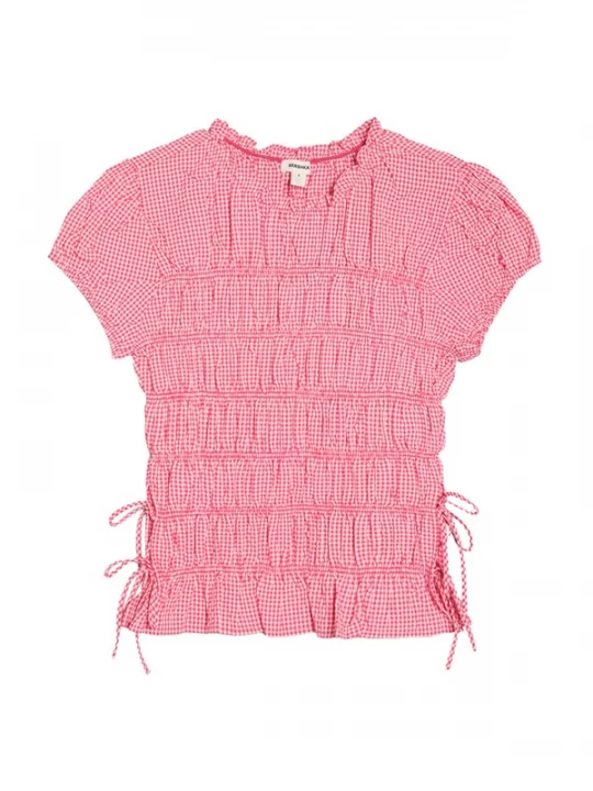 Obrázek produktu Bershka Halenka červená třešeň / bílá