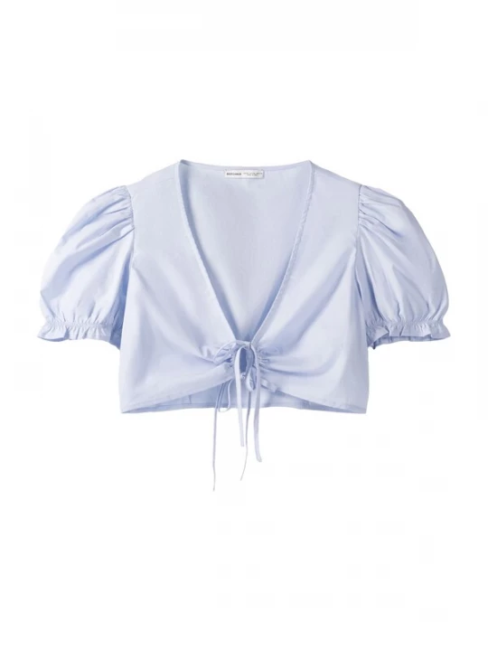 Obrázek produktu Bershka Halenka pastelová modrá