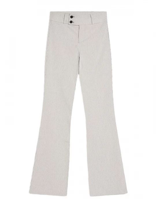 Obrázek produktu Bershka Kalhoty antracitová / offwhite