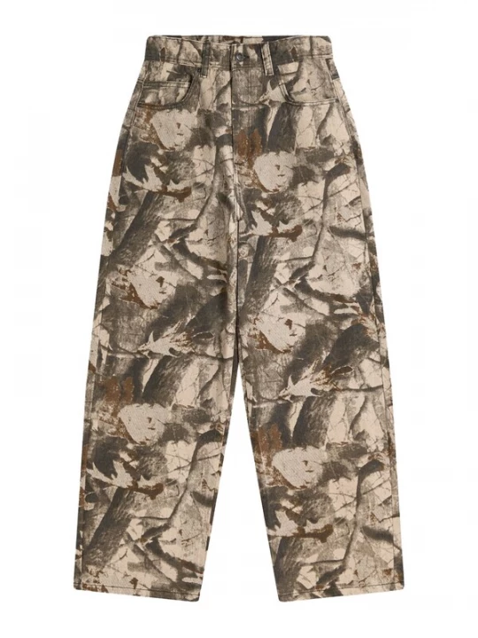 Obrázek produktu Bershka Kalhoty béžová / světle hnědá / olivová