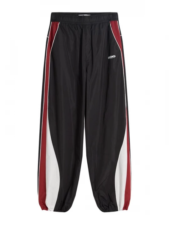 Obrázek produktu Bershka Kalhoty červená / černá / bílá