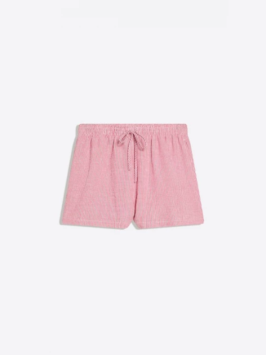 Obrázek produktu Bershka Kalhoty grenadina / bílá