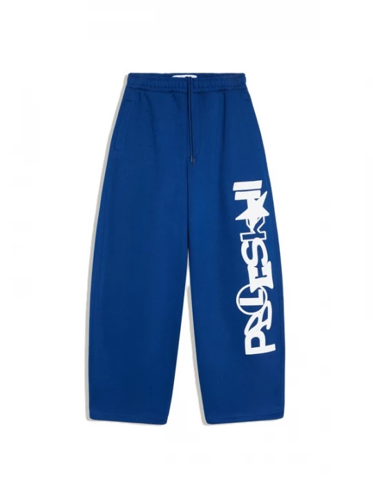 Obrázek produktu Bershka Kalhoty modrá / bílá
