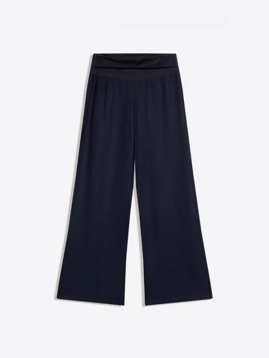 Obrázek produktu Bershka Kalhoty námořnická modř