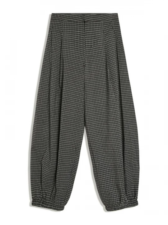 Obrázek produktu Bershka Kalhoty režná / šedý melír / černá