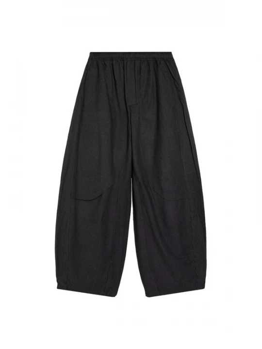Obrázek produktu Bershka Kalhoty šedá / černá