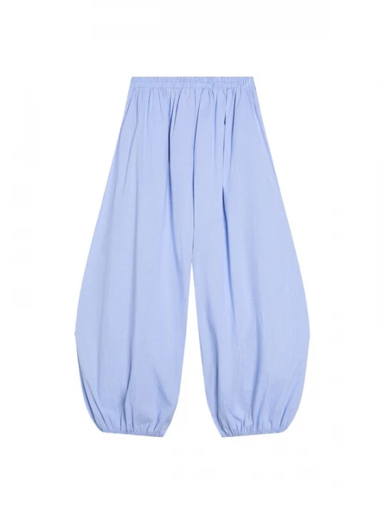 Obrázek produktu Bershka Kalhoty světlemodrá / pastelově červená