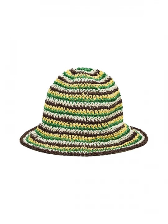 Obrázek produktu Bershka Klobouk hnědá / žlutá / zelená / bílá