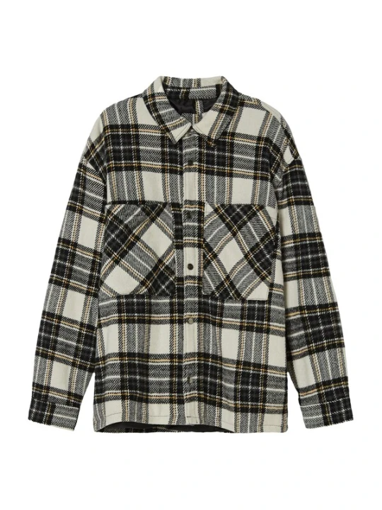 Obrázek produktu Bershka Košile režná / písková / černá