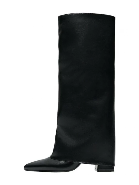 Obrázek produktu Bershka Kozačky černá