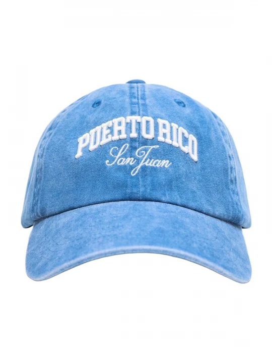 Obrázek produktu Bershka Kšiltovka 'PUERTO RICO' modrá / bílá