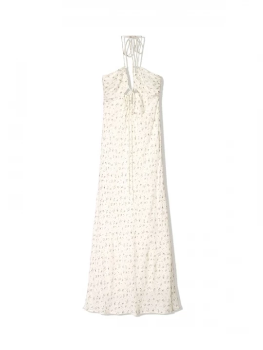 Obrázek produktu Bershka Letní šaty  antracitová / offwhite