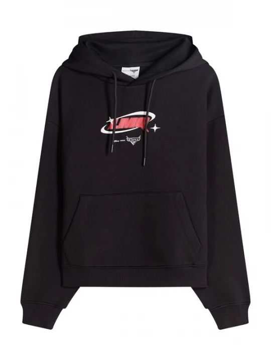 Obrázek produktu Bershka Mikina 'CARS' světle žlutá / červená / černá / bílá