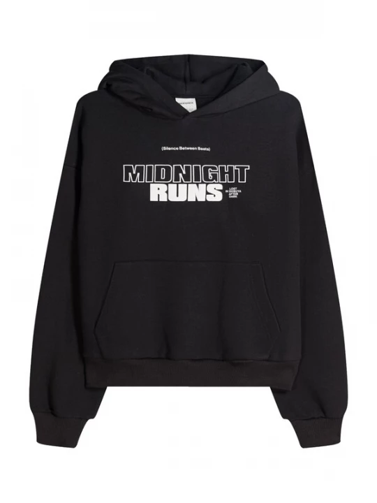 Obrázek produktu Bershka Mikina černá / bílá