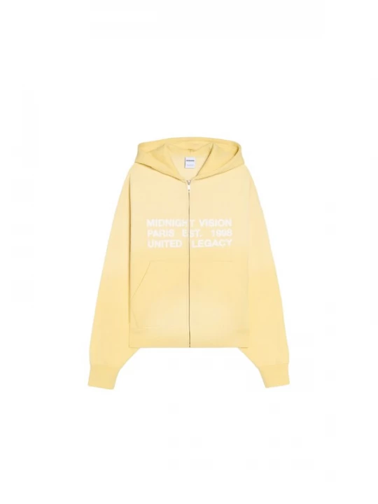 Obrázek produktu Bershka Mikina světle žlutá / bílá