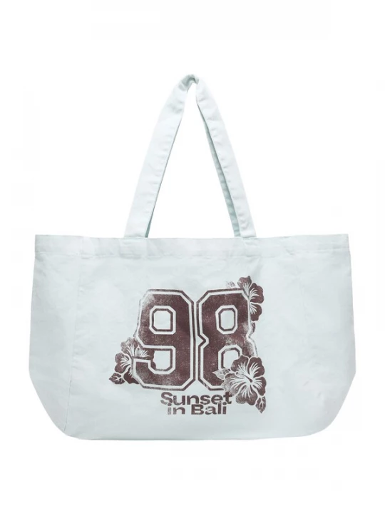 Obrázek produktu Bershka Nákupní taška světlemodrá / ostružinová