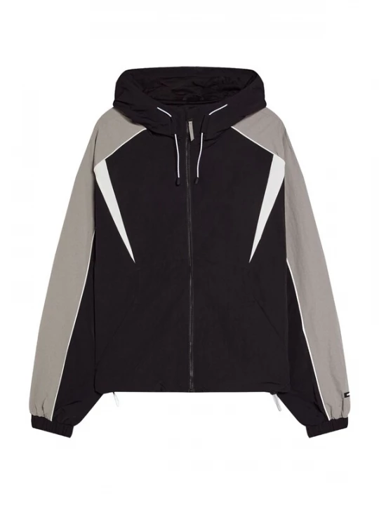 Obrázek produktu Bershka Přechodná bunda světle šedá / černá