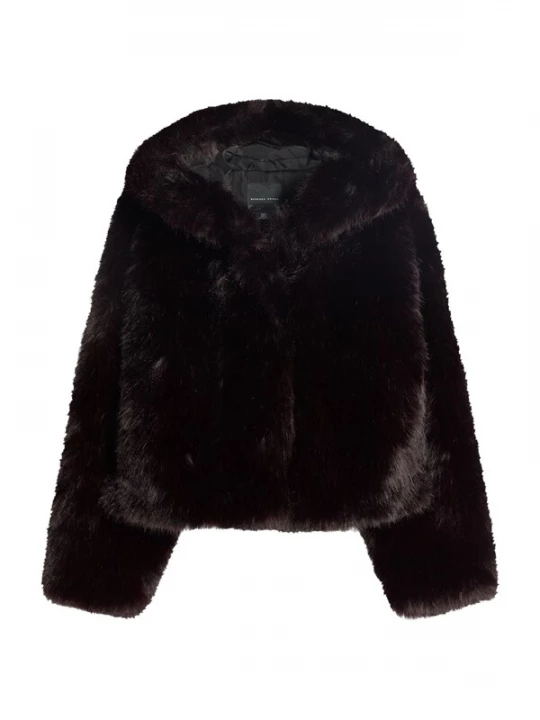 Obrázek produktu Bershka Přechodná bunda tmavě hnědá