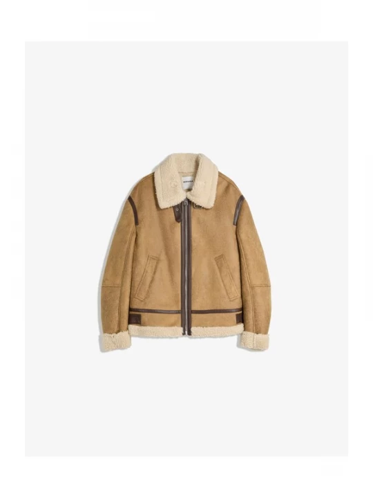 Obrázek produktu Bershka Přechodná bunda velbloudí