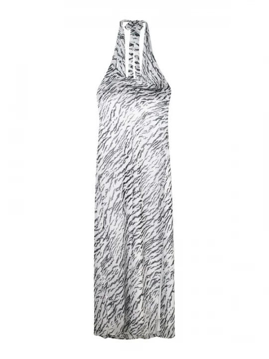 Obrázek produktu Bershka Šaty černá / bílá