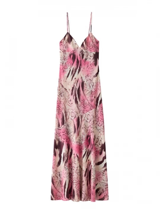 Obrázek produktu Bershka Šaty cyclam / pitaya / pastelově růžová