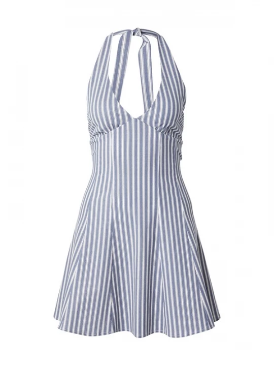 Obrázek produktu Bershka Šaty modrá / bílá