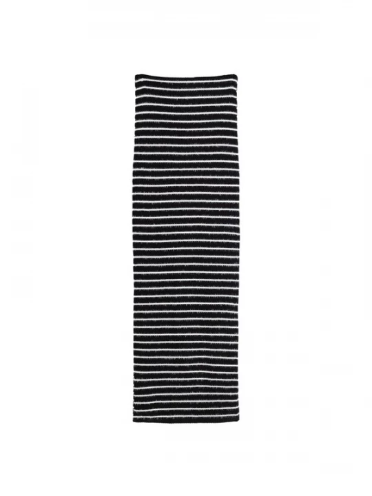 Obrázek produktu Bershka Sukně černá / bílá