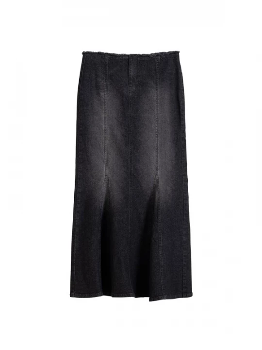 Obrázek produktu Bershka Sukně černá džínovina