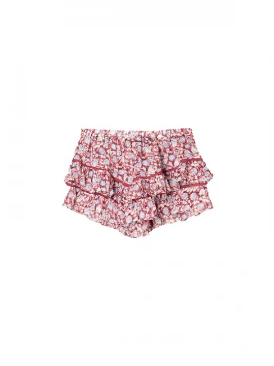 Obrázek produktu Bershka Sukně chladná modrá / magenta / bílá