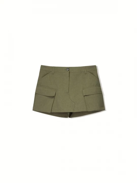 Obrázek produktu Bershka Sukně khaki