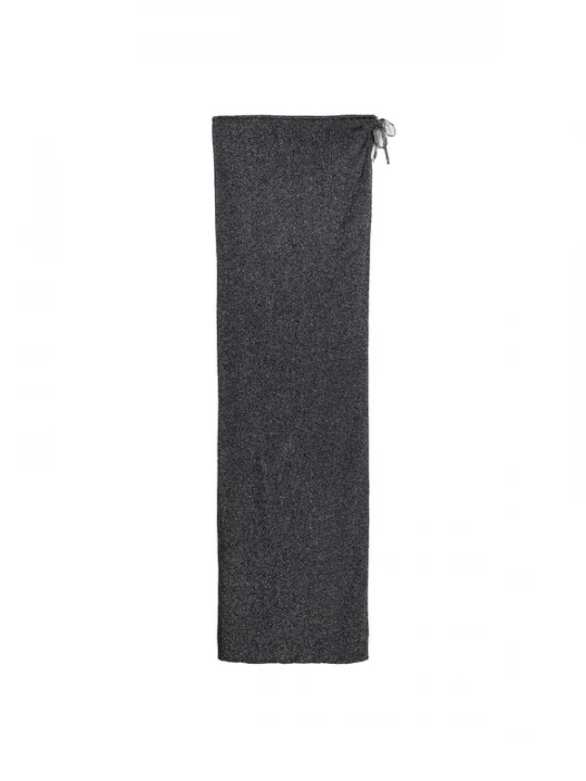 Obrázek produktu Bershka Sukně stříbrně šedá / černá