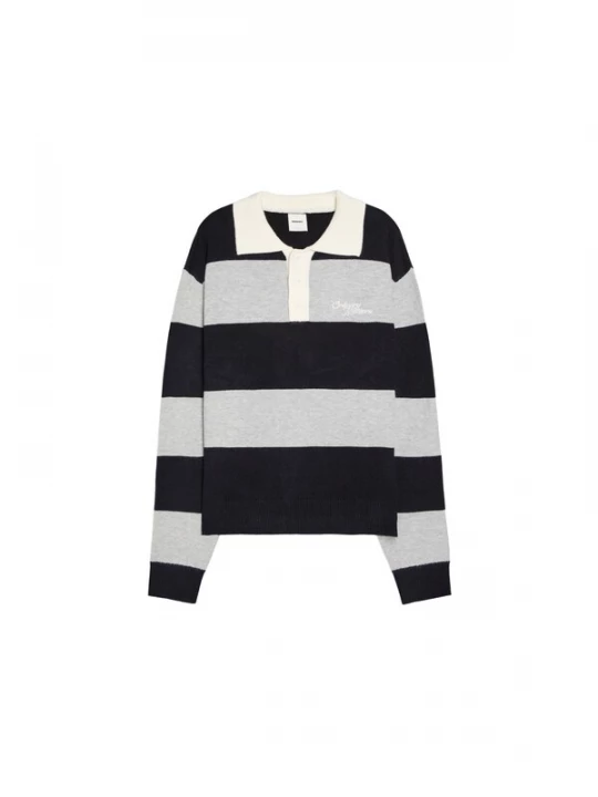 Obrázek produktu Bershka Svetr námořnická modř / šedá / offwhite