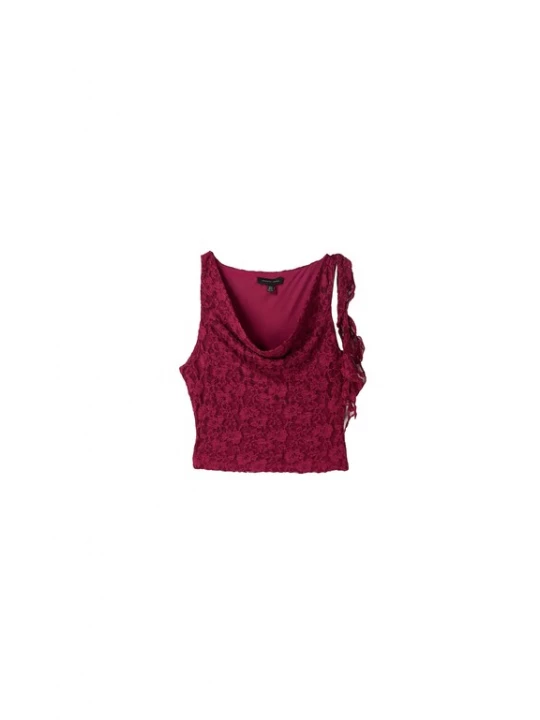 Obrázek produktu Bershka Top burgundská červeň