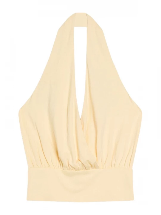 Obrázek produktu Bershka Top světle žlutá