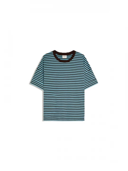 Obrázek produktu Bershka Tričko aqua modrá / černá