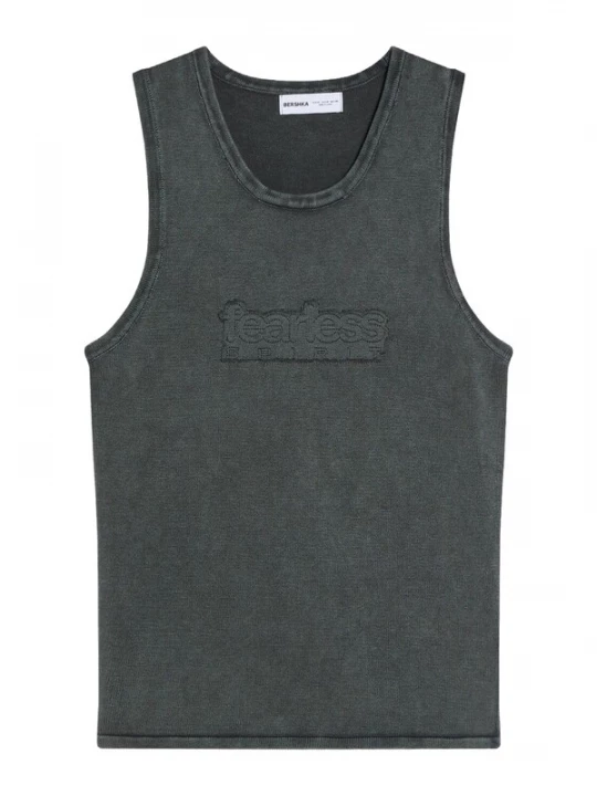 Obrázek produktu Bershka Tričko 'BLO' šedá