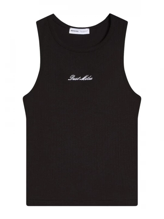 Obrázek produktu Bershka Tričko černá / bílá