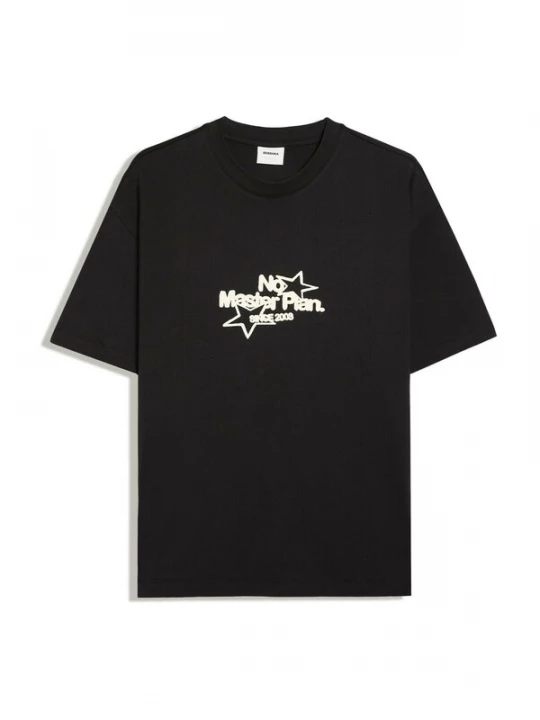 Obrázek produktu Bershka Tričko černá / bílá