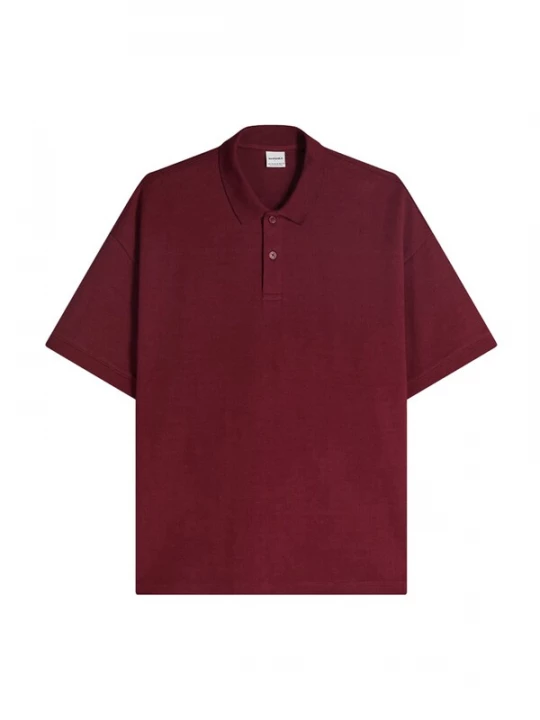 Obrázek produktu Bershka Tričko 'INTERLOCK' burgundská červeň