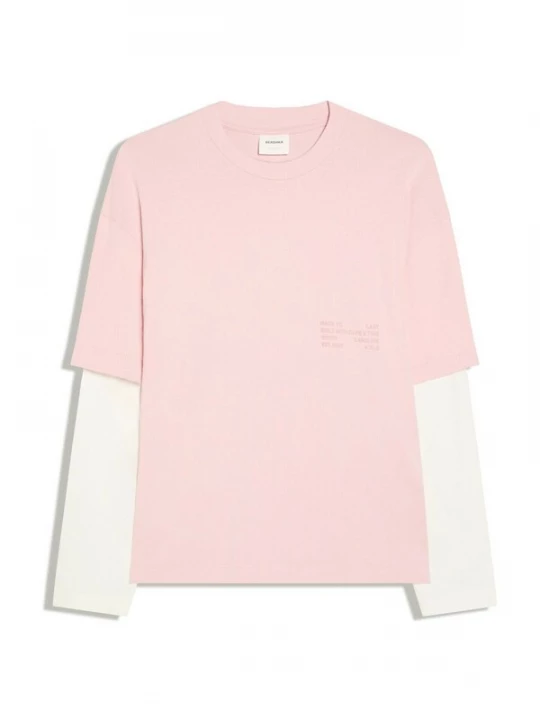Obrázek produktu Bershka Tričko růžová / starorůžová / bílá