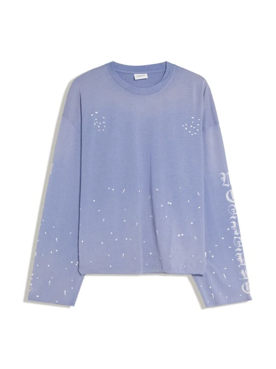 Obrázek produktu Bershka Tričko safírová / světlemodrá / bílá