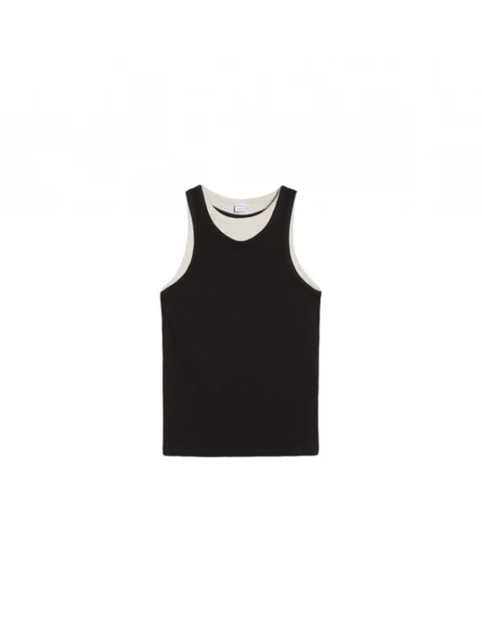 Obrázek produktu Bershka Tričko šedý melír / černá