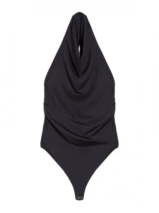 Obrázek produktu Bershka Tričkové body antracitová