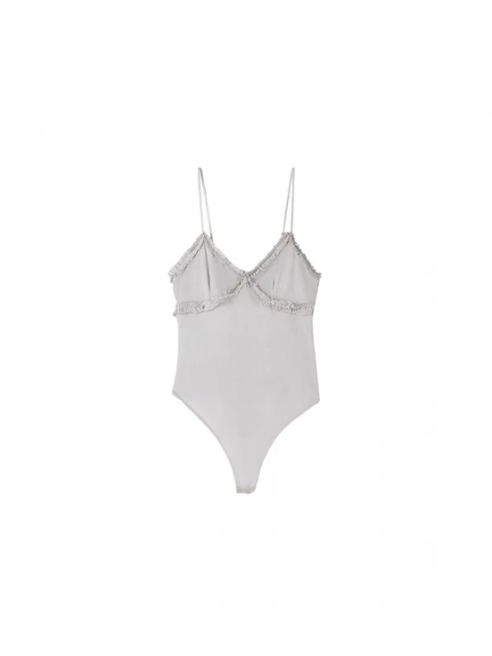 Obrázek produktu Bershka Tričkové body stříbrná