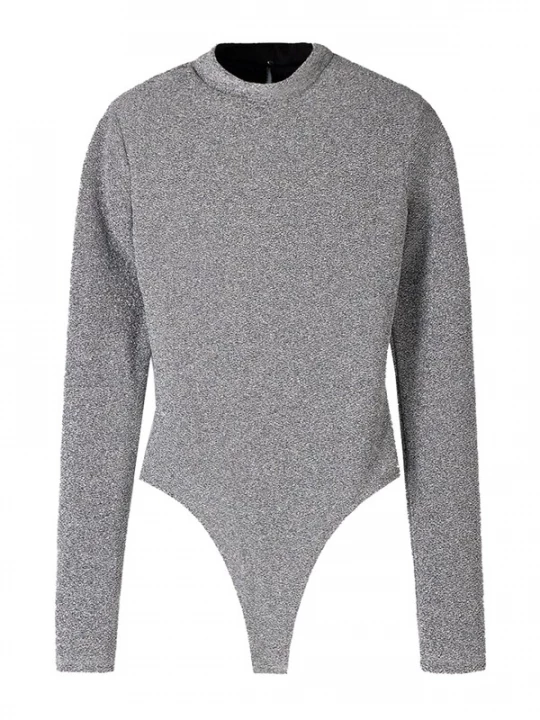 Obrázek produktu Bershka Tričkové body stříbrná