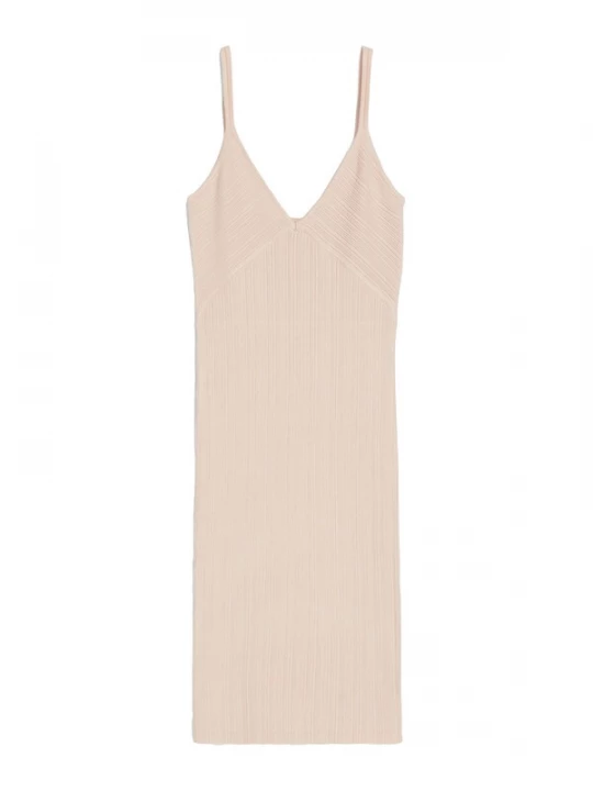 Obrázek produktu Bershka Úpletové šaty béžová